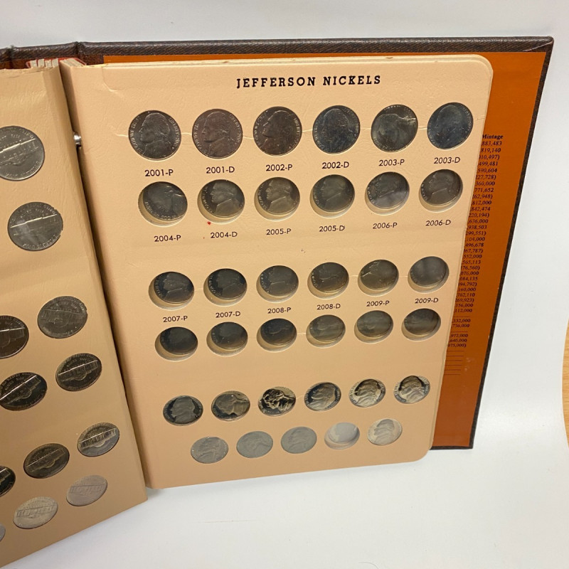 Dansco Album 7113 Jefferson Nickels 1938-1976 Coin Collectors, 158 coins