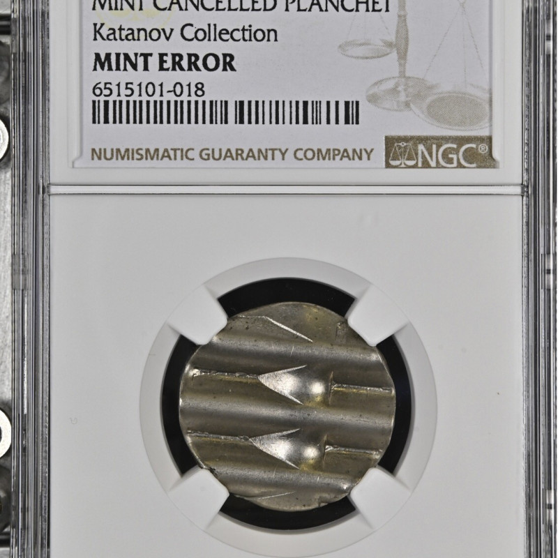 Washington 25C Mint Cancelled Planchette 