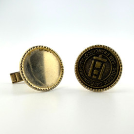 Vintage Cufflinks with Seal Golden Gate University, San Francisco, California