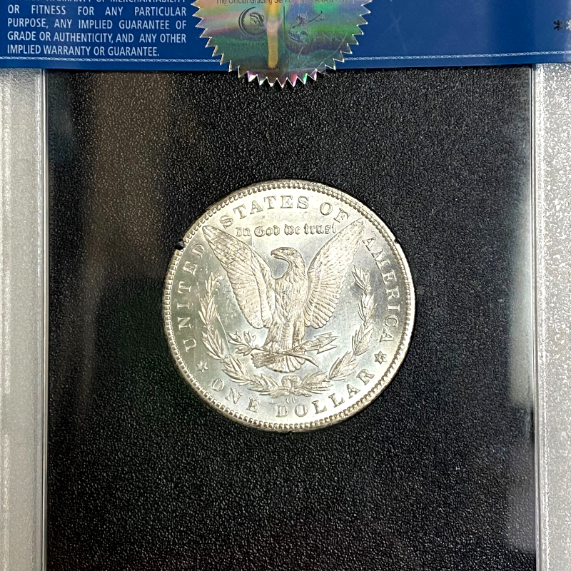 1884-CC Morgan Silver Dollar $1 Carson City GSA Hoard NGC MS62 no BOX