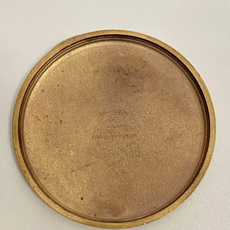 Vintage Waltham 17 Jewels 10kt Gold Rolled Pocket Watch. Keystone Victory