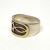925 Sterling Silver And Gold Decorative Star of David Men's Ring 925 Sterling Silver And Gold Decorative Star of David Men's Ring