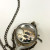 Retro Steampunk Quartz Pocket Watch Black/Bronze Dial Ball Necklace Chain Gifts