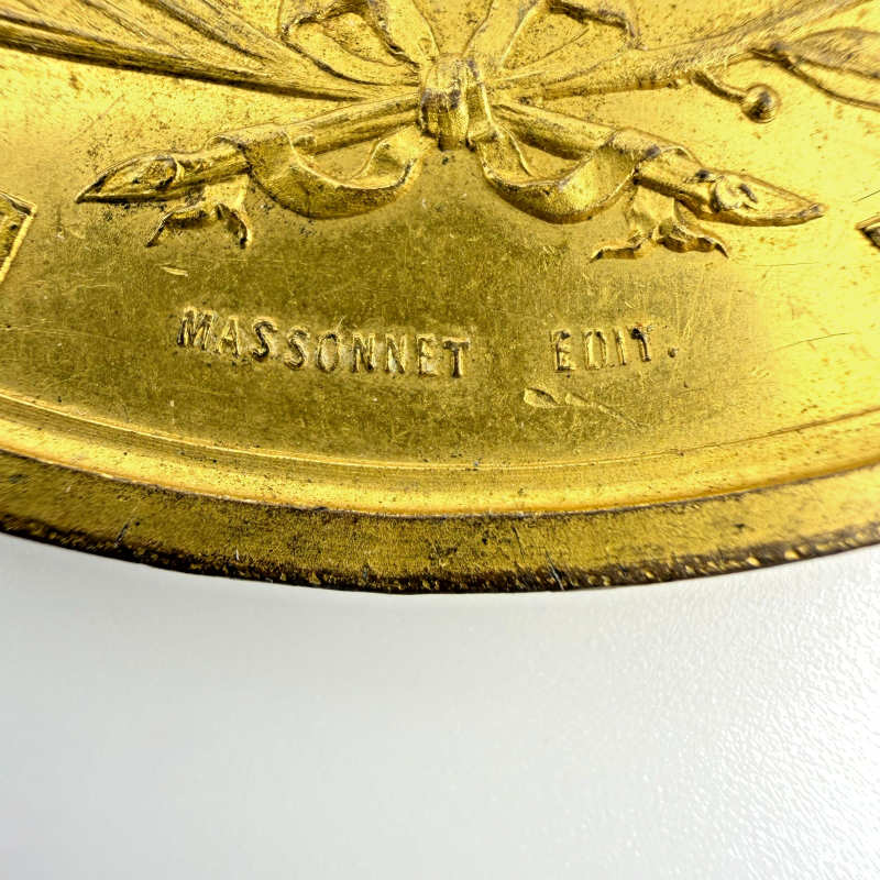 Antique Erard Piano Exhibition Medal Gilt Bronze 3" 1851-1867