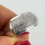 Sterling Silver 925 Pave Diamond Wide Band Ring Mens Size 11.5