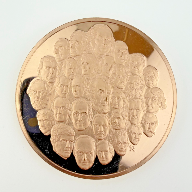 Franklin Mint Bicentennial Medal 1976 by Gilroy Roberts