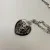 Heart-Shaped Blue Glass Pendant Necklace with Silver-Tone Chain - Elegant Design