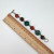 Vintage Silver & Huge Multi Round Gemstones Chunky Bracelet