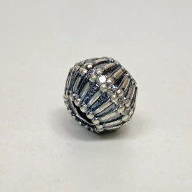 Pandora Show Stopper Clear CZ 925 Sterling Silver Charm Bead 790545CZ