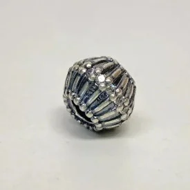 Pandora Show Stopper Clear CZ 925 Sterling Silver Charm Bead 790545CZ