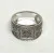 14k Ring with Diamond Style Studded Ring, 6.6 g, Size: 7