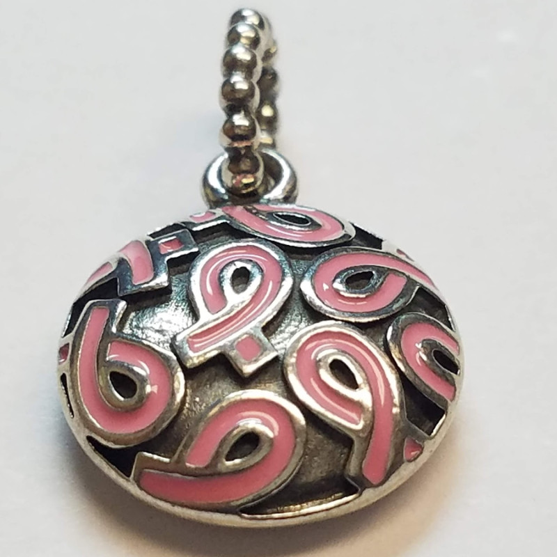 Genuine PANDORA Pink RIBBON Pendant Charm Genuine PANDORA Pink RIBBON Pendant Charm