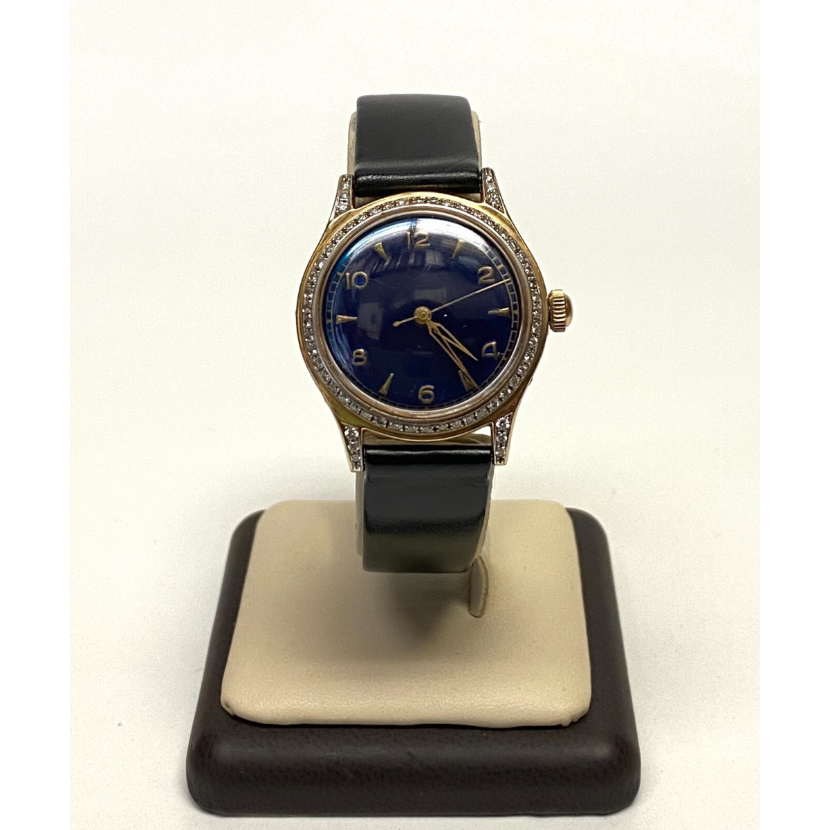 Vintage ACME 14K Gold 1.16ct Diamonds Wristwatch
