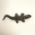 Sterling Silver Marcasite Lizard Alligator Figural Pin Brooch