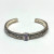 Lyric Sterling Silver 925 & 18k Gold Cuff Bracelet with Purple Stones, 6in Wrist Lyric Sterling Silver 925 & 18k Gold Cuff Bracelet with Purple Stones, 6in Wrist