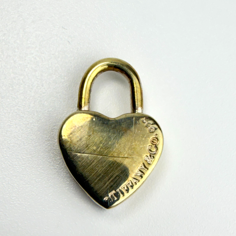 Tiffany & Co. Return To Tiffany Sterling Silver Heart Lock/Padlock Charm
