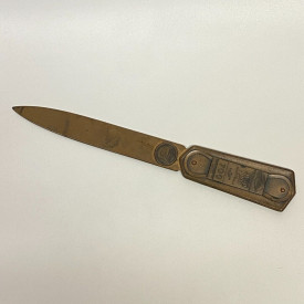 Vintage Gates Rubber Co Vulco V-Belt Advertising Gas & Oil Letter Opener