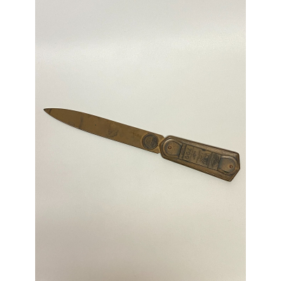 Vintage Gates Rubber Co Vulco V-Belt Advertising Gas & Oil Letter Opener
