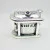 Pandora RETIRED Garnet Sleigh Charm 790562 Christmas Santa