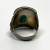 Vintage Green Jade Sterling Silver Ring Size 9 Vintage Green Jade Sterling Silver Ring Size 9