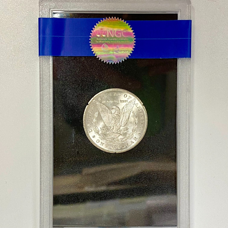 1884-CC Morgan Silver Dollar $1 Carson City GSA Hoard NGC MS64