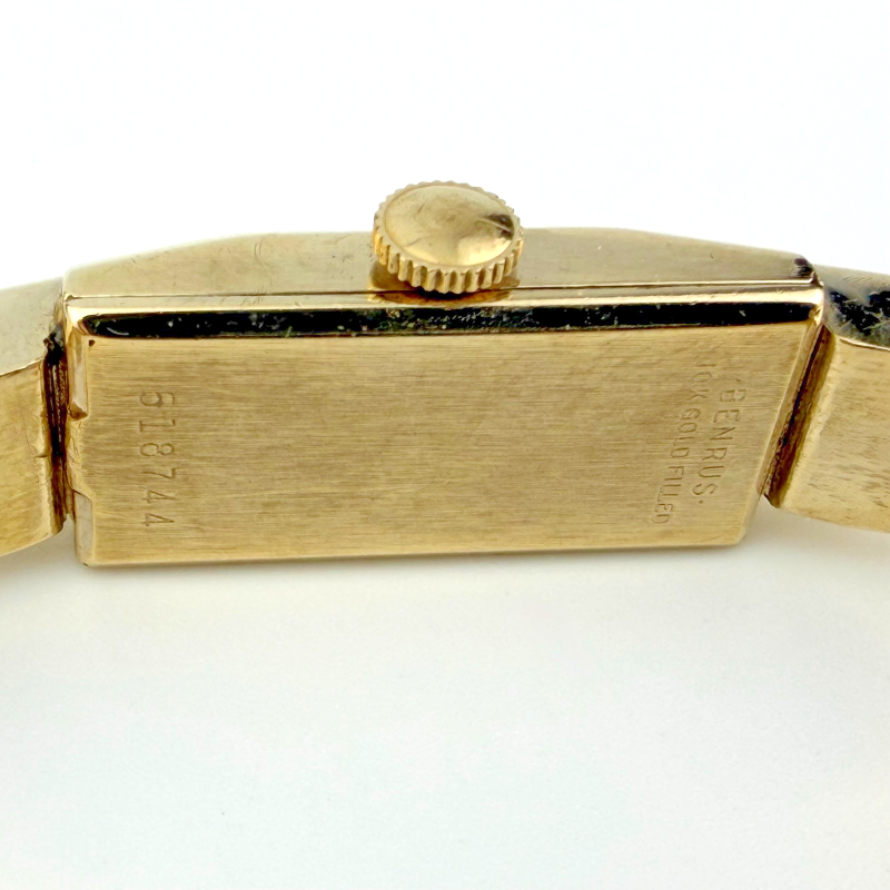 Art Deco Benrus 10K Gold Filled Bangle Watch Swiss 618744 Ladies