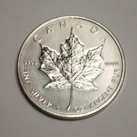 2007 QUEEN ELIZABETH II 5 DOLLAR SILVER  COIN (CANADA)  REVERSE