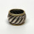 David Yurman Sterling Silver and 18k Gold Wide Band Ring Size 6.5 David Yurman Sterling Silver and 18k Gold Wide Band Ring Size 6.5