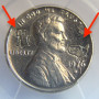 1976 -D PCGS LINCOLN  GENUINE SURFACE PLATED -AU DETAIL 1C 