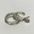 Authentic PANDORA 925 Organically Shaped 19 mm Hoop Earrings