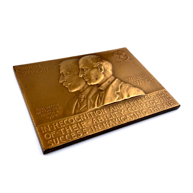 The Wright Brothers medal awarded by Congress in 1909 — Bronze