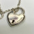 Rare Tiffany & Co Silver Heart Arc Padlock Charm and Key Necklace, 16 Inches Rare Tiffany & Co Silver Heart Arc Padlock Charm and Key Necklace, 16 Inches