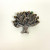 Bora Sterling Silver 925 Tree with Emerald and Ruby Pendant