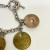 Vintage NYC Subway Token Charm Bracelet 925 Sterling Silver 7”- 31.3g Vintage NYC Subway Token Charm Bracelet 925 Sterling Silver 7”- 31.3g