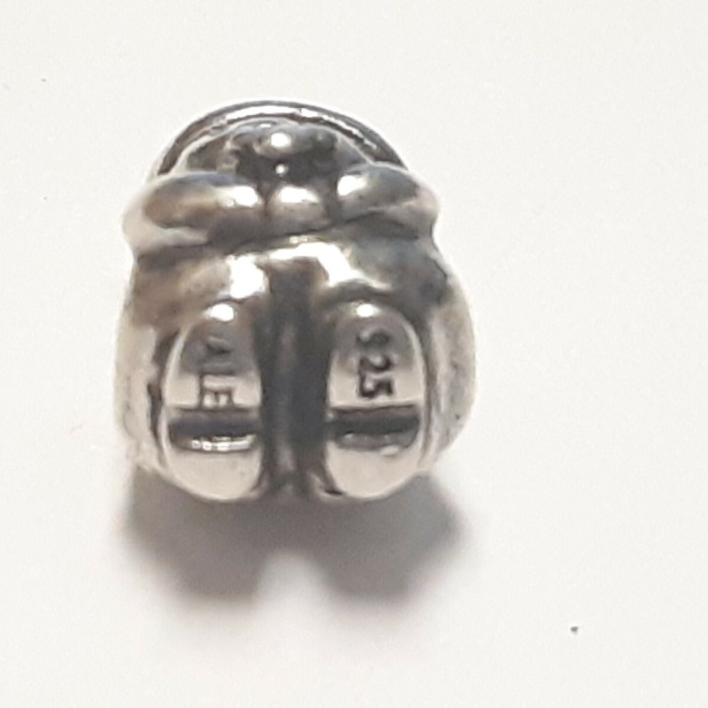 Sterling Silver Little Boy with flower Symbol Screw-on Bead for Charm Bracelets