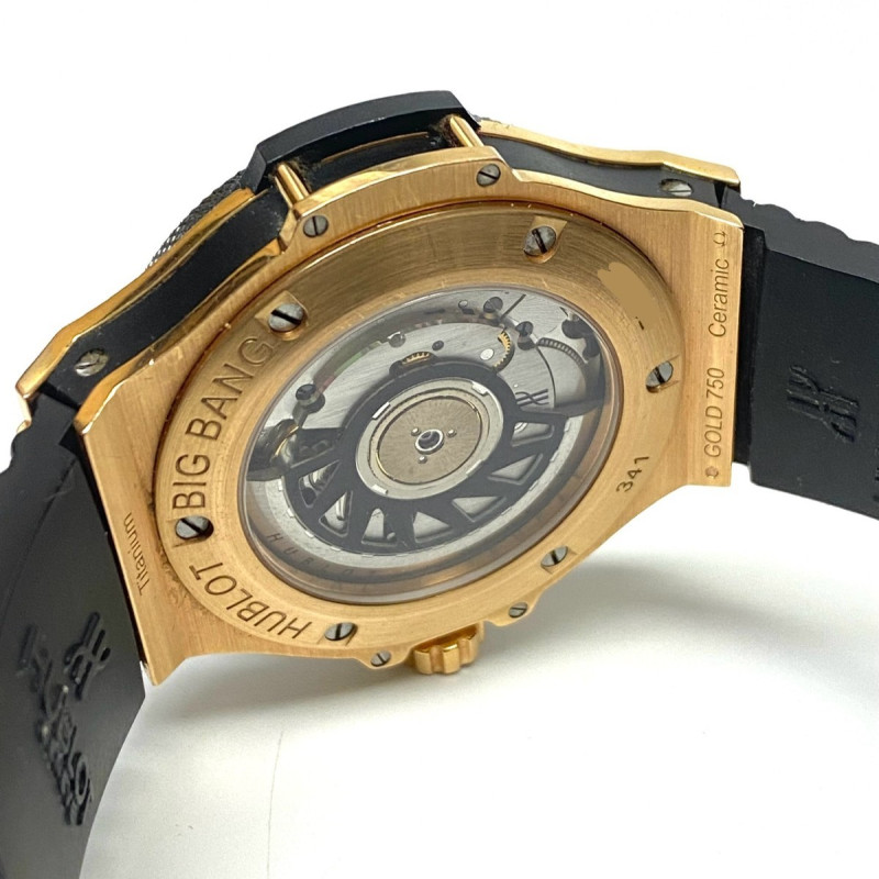 Hublot Big Bang 18k Rose Gold, Titanium & Ceramic Automatic Chronograph 44