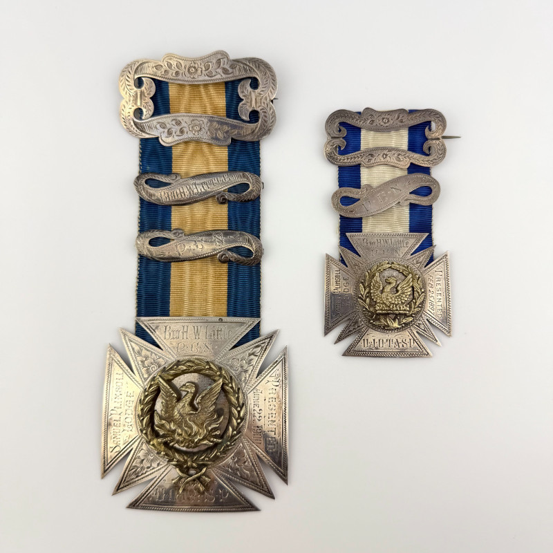 Fraternal Temperance Regalia Pair – Sons of the Phoenix , Samuel Plimsoll Lodge