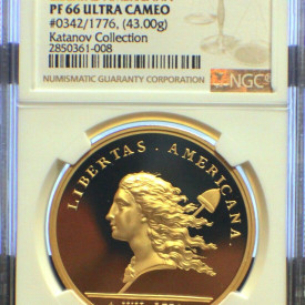 Rare 2004 PARIS MINT LIBERTAS AMERICANA PF 66 UC