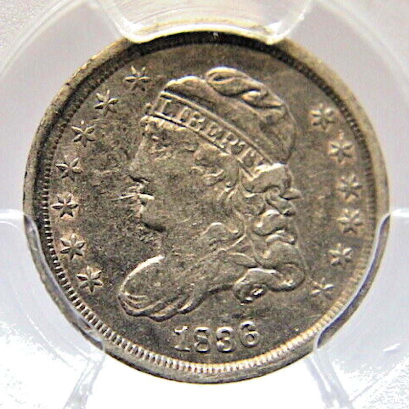 1836 PCGS VF35 LARGE 5C H10C 5c VF35 1836 PCGS VF35 LARGE 5C H10C 5c VF35