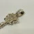 Justin Davis Sterling Silver Key Pendant with Crown and Skull Design, 3 inches