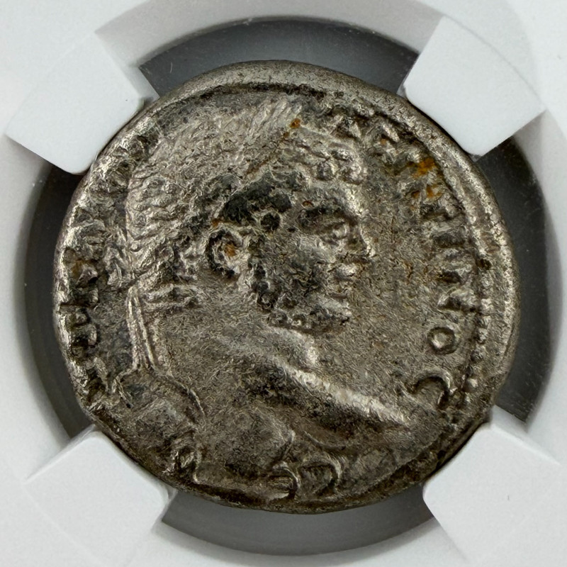 DECAPOLIS, GADARA Caracalla (AD 198-217) BI Tetradrachm - NGC Ch VF