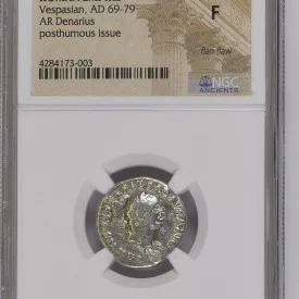 ROMAN EMPIRE Vespasian, AD 69-79 AR Denarius