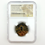 BYZANTINE EMPIRE Anonymous Issue AE Follis c.AD 975-1035 (Class A2-3) - NGC Ch F