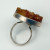 Vintage 925 Sterling Silver Pure citrine round stone Ring