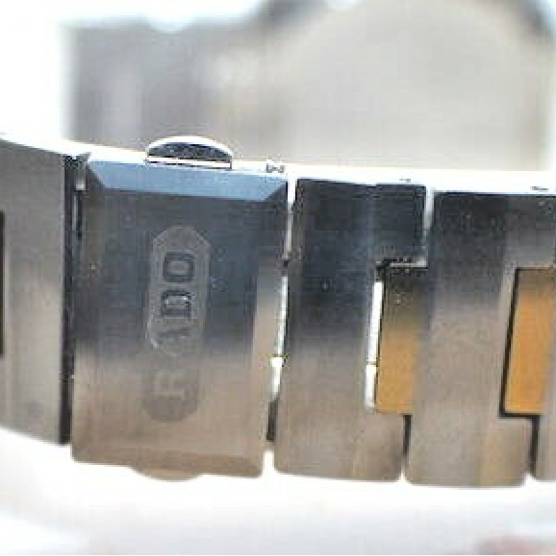 Rado Jubile Gold Plated Bezel Hi Tech Ceramic Scratch Proof Water Sealed Watch