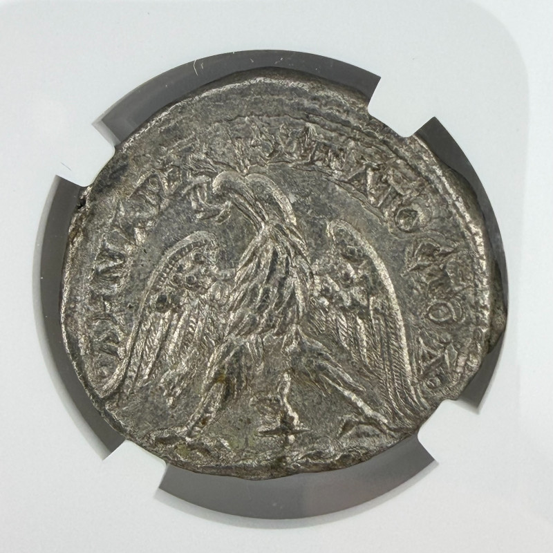 PHOENICIA, TYRE Caracalla (AD 198-217) BI Tetradrachm - NGC Ch XF