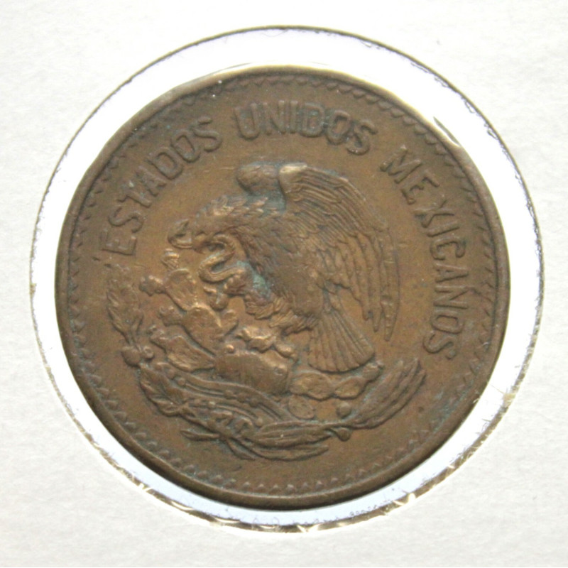  1954 Mexico ESTADOS UNIDOS MEXICANOS 20 Centavos KM# 439   #22