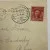 1732 2 Cent George Washington Postage Stamp On Post Card #RED