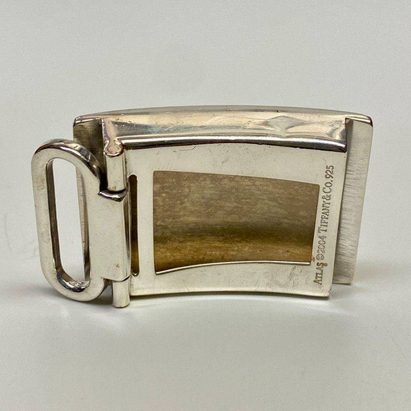 Tiffany & Co Atlas Belt Buckle in Sterling Silver Mens Unisex Tiffany & Co Atlas Belt Buckle in Sterling Silver Mens Unisex