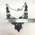 Antique Natural Labradoriten Necklace, Silver 900